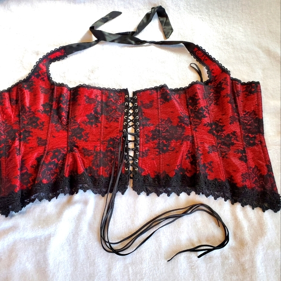 Frederick's of Hollywood Other - Frederick's of Hollywood Red and black lace corset